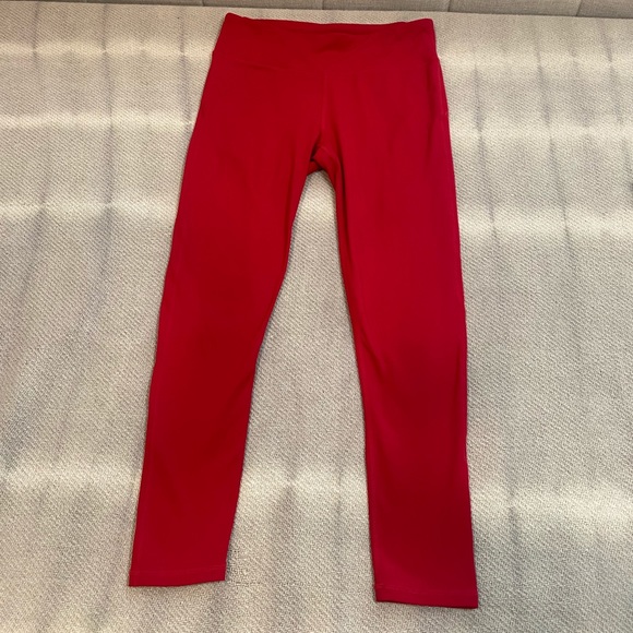 Fabletics Pants - Fabletics Red Leggings